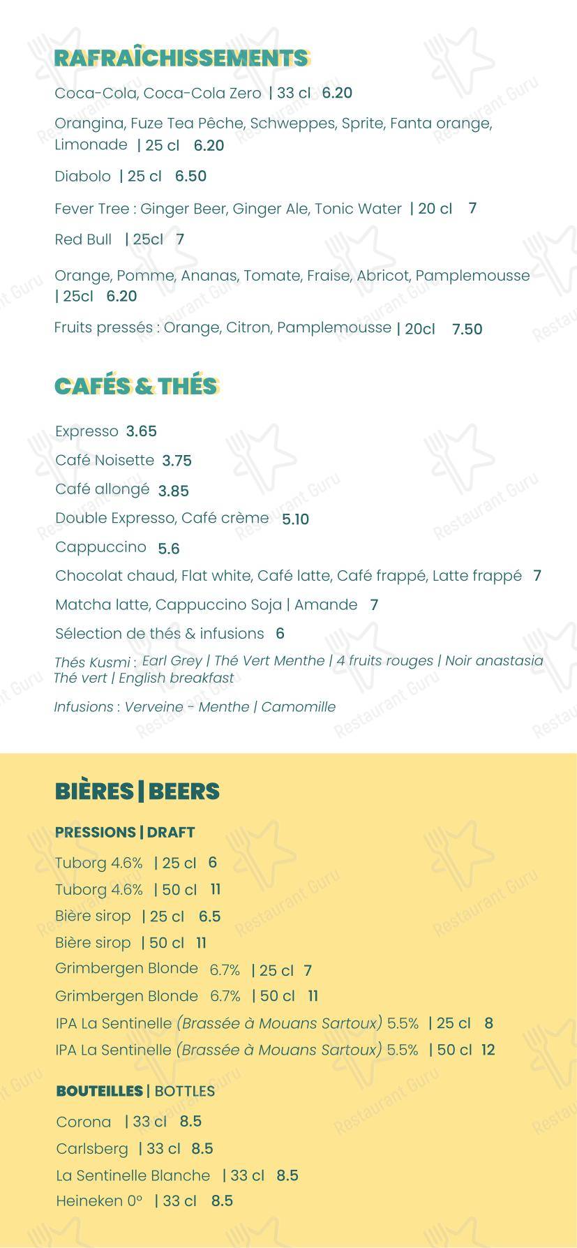Balm Restaurant в Ницце - Takeaway Menu
