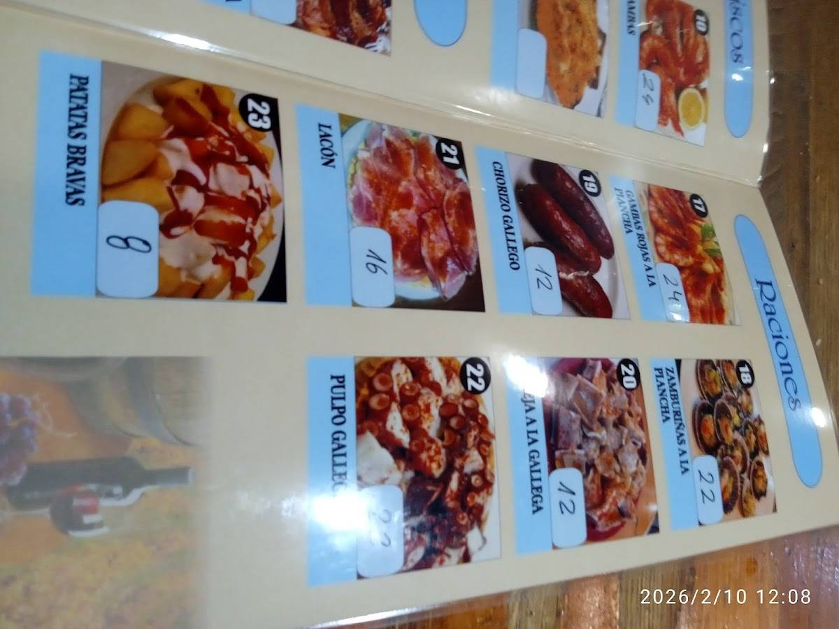 Restaurant Nova Rúa меню