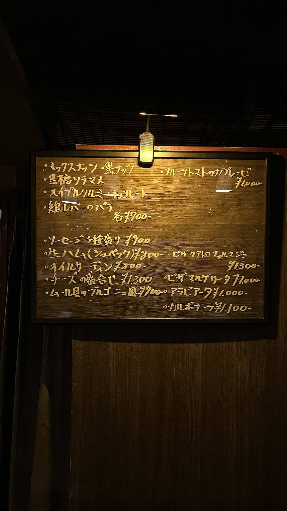 Bar Log Temp меню