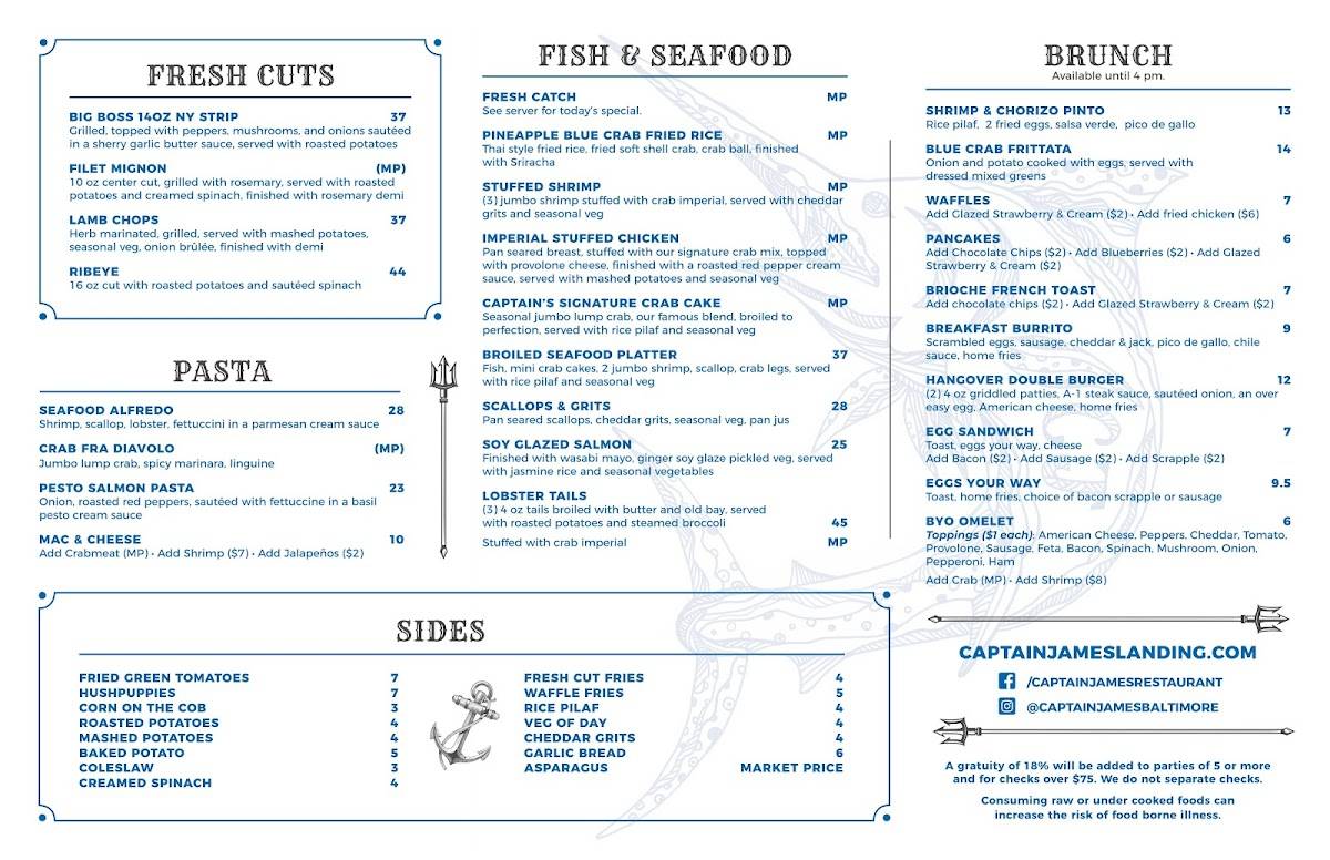 Bay View Carry Out меню