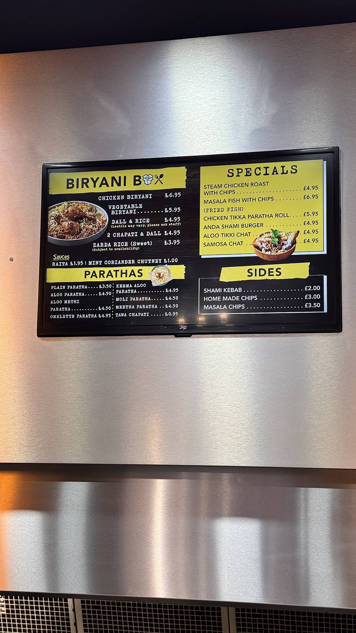 Biryani Box меню