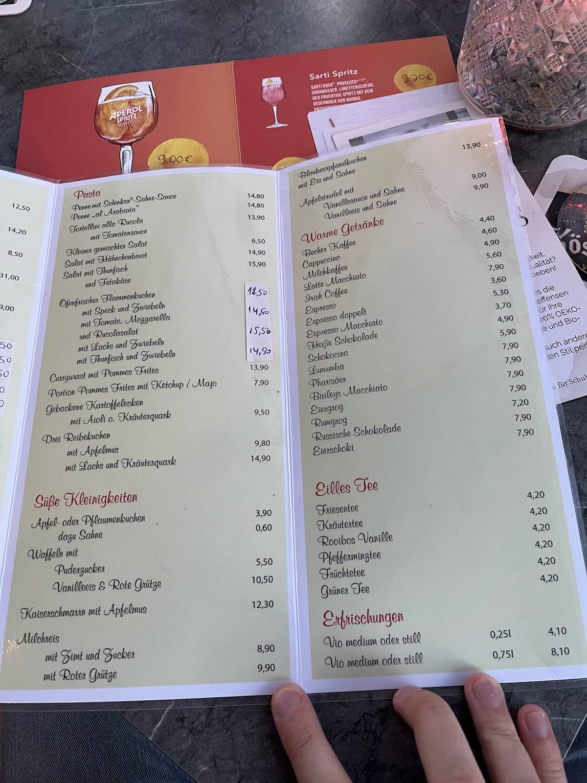 Bistro Vital Sylt меню