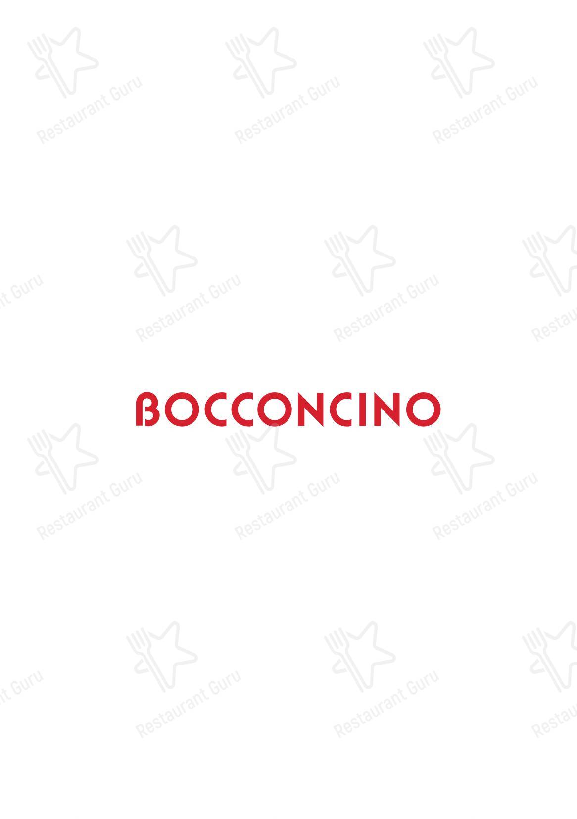 Коктейльная карта ресторана Bocconcino в Нижнем Новгороде
