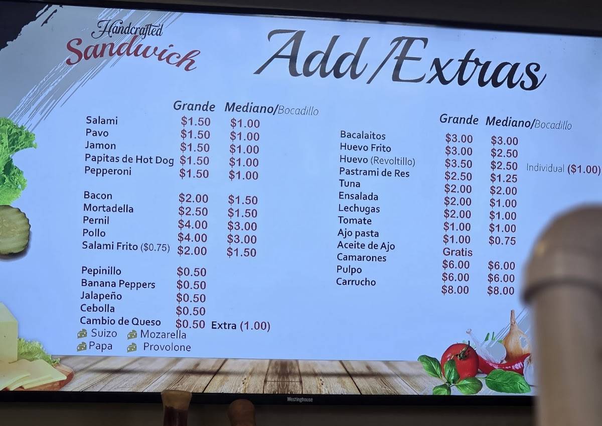 Borinquen Bakery меню