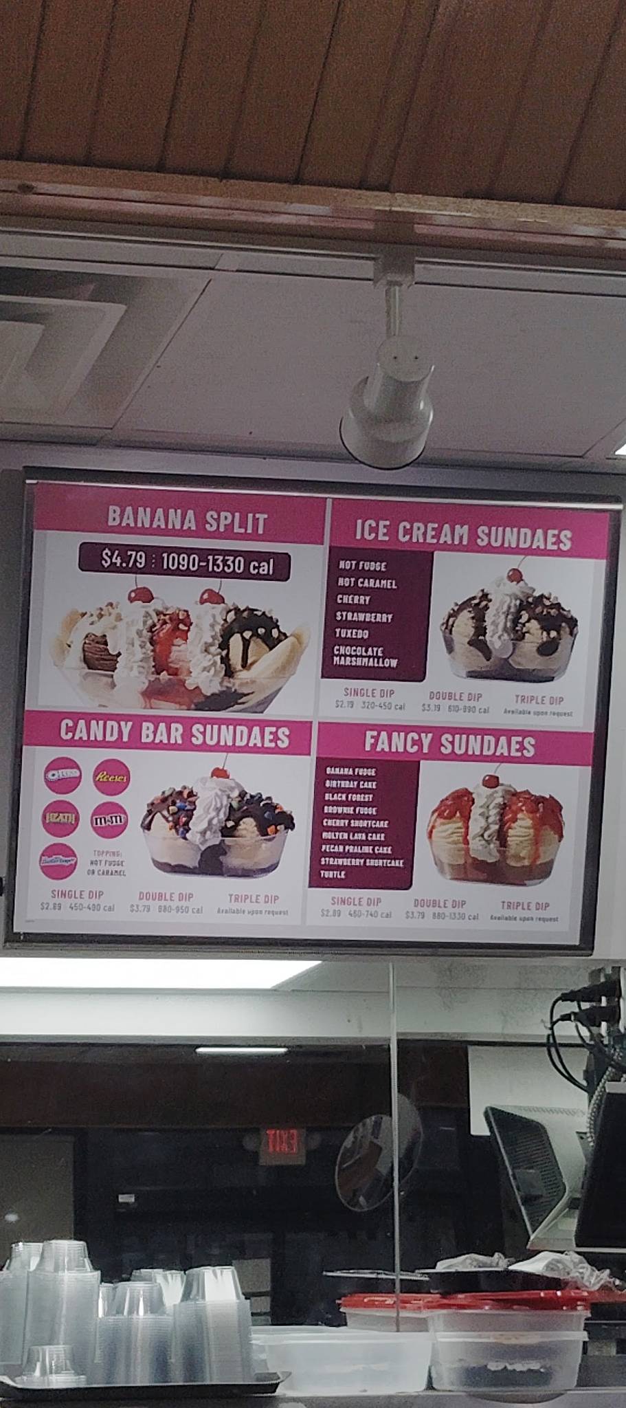 Braum's Ice Cream & Dairy Store меню