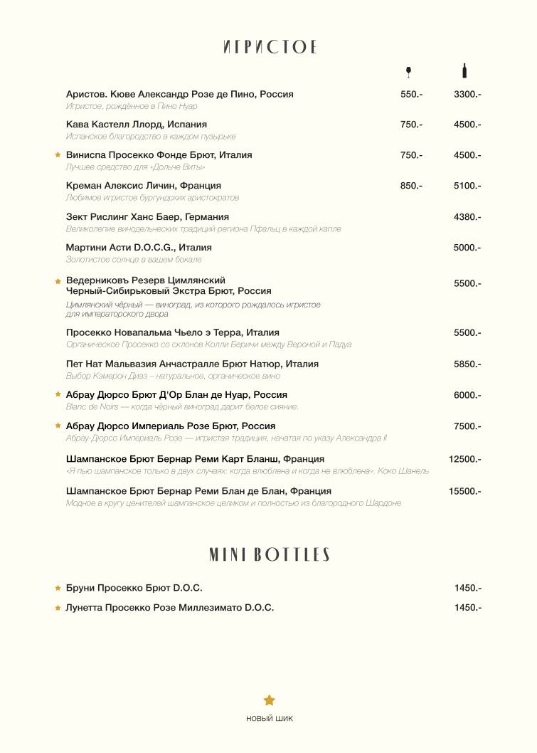 Breadway меню