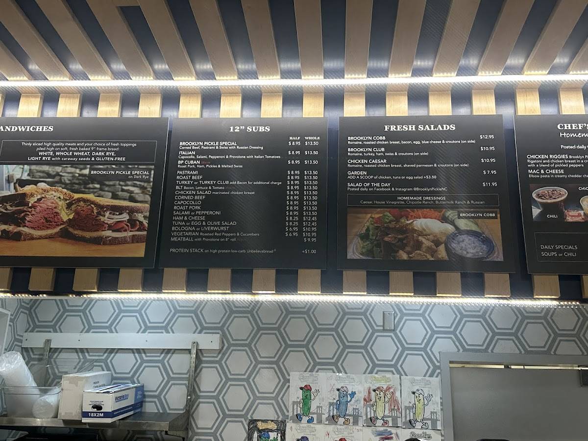 Brooklyn Pickle Sandwich Shop меню