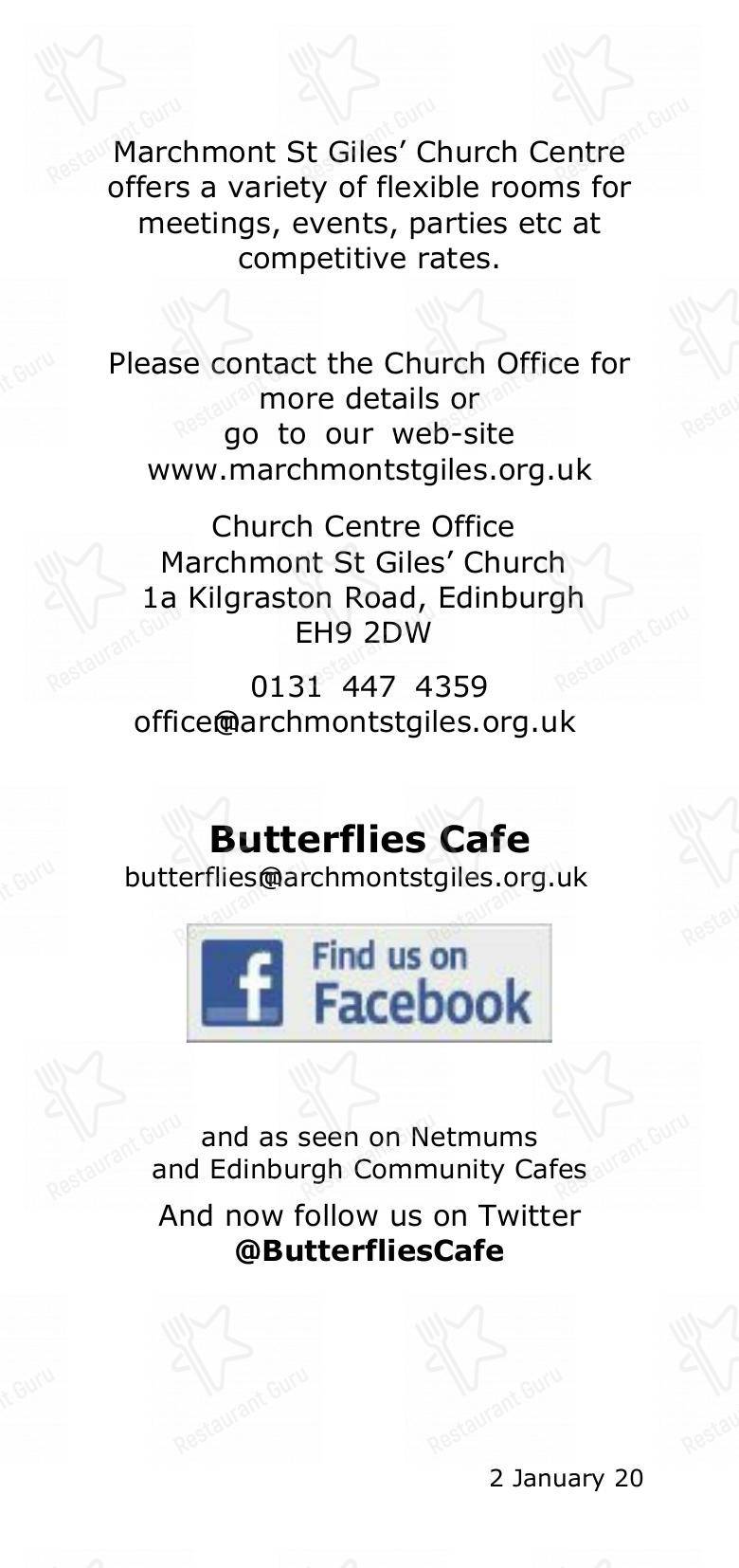 Butterflies Cafe в Эдинбурге - Детское