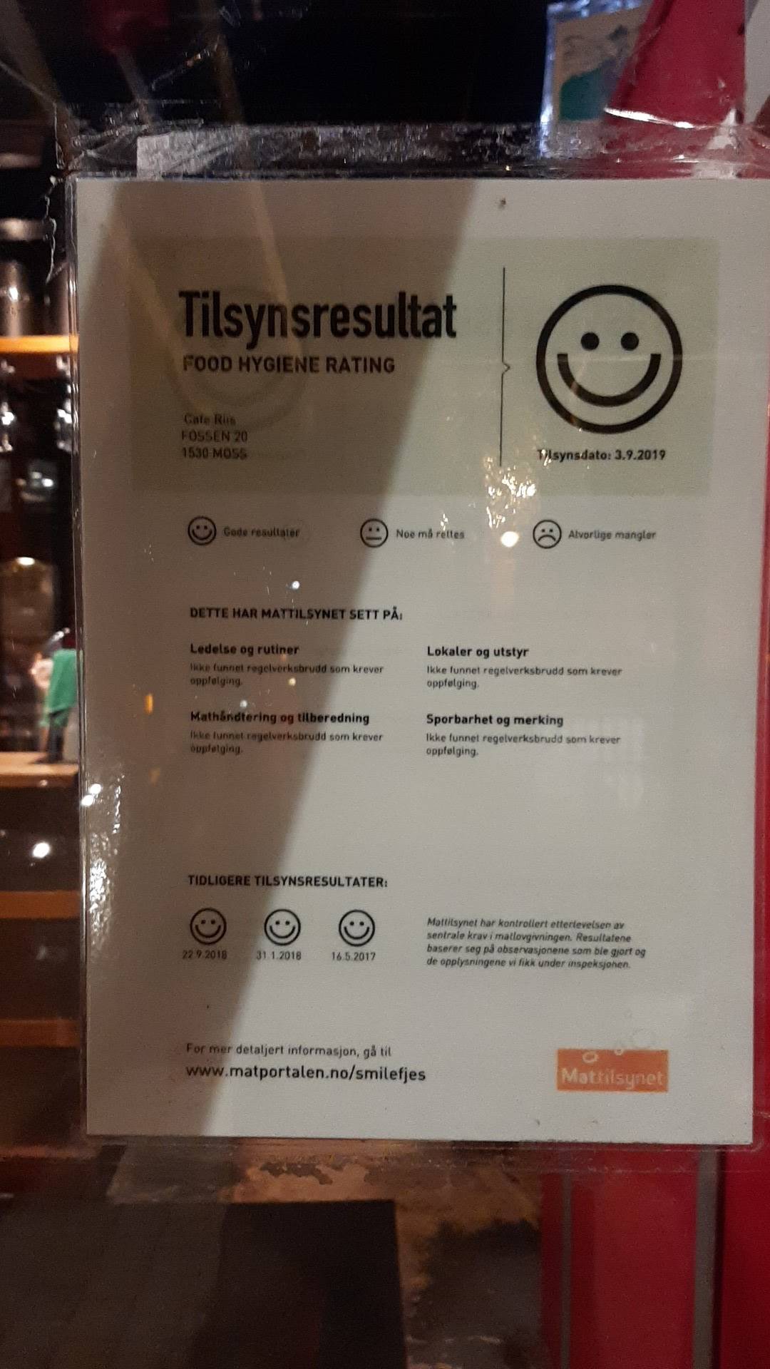Cafe Riis меню