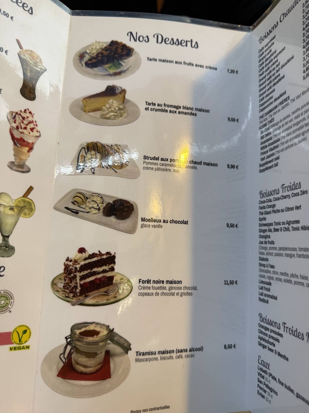 Café Rohan меню