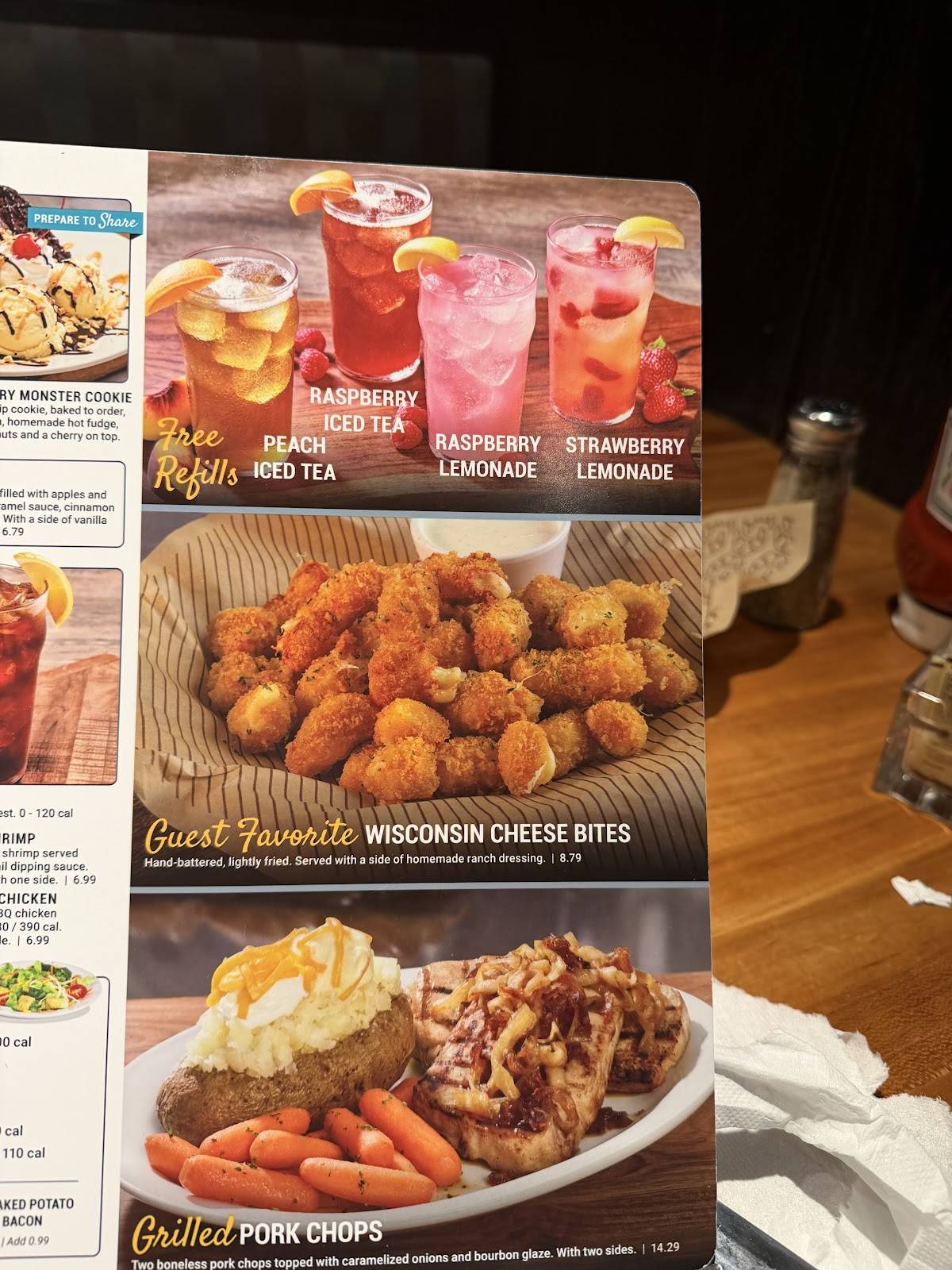 Cheddar's Scratch Kitchen меню