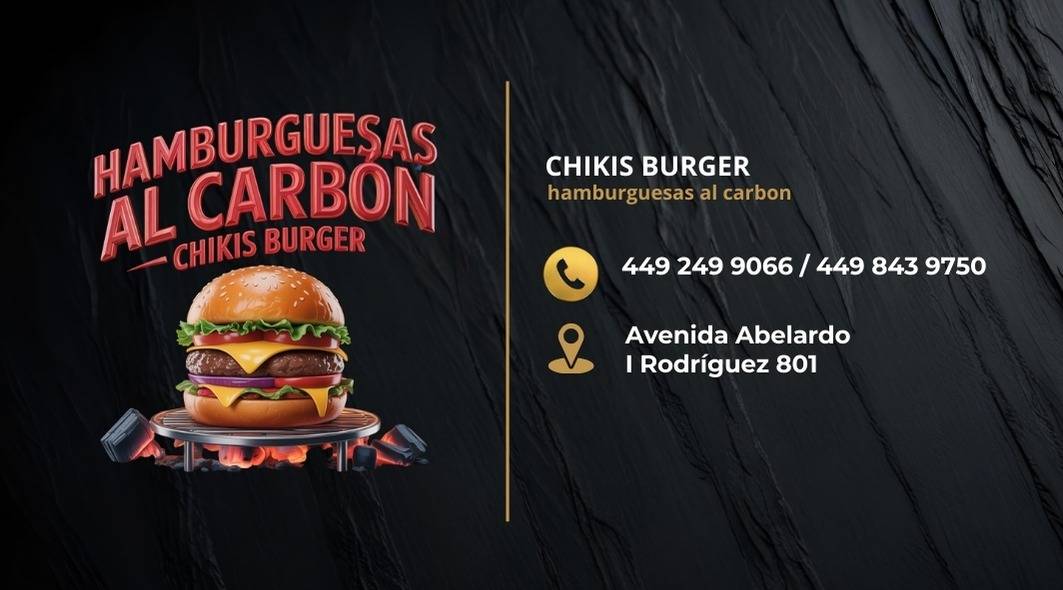 Chikis Burger меню