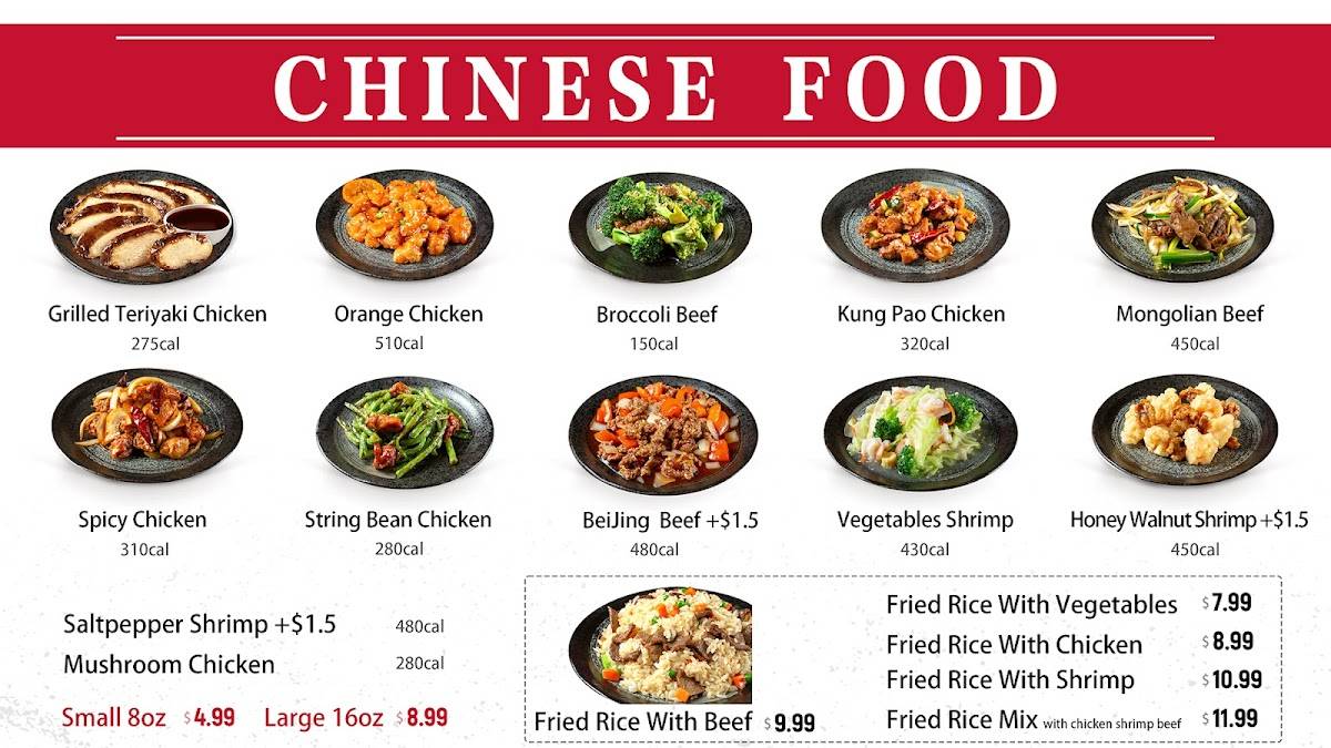 Chop Asian Kitchen меню