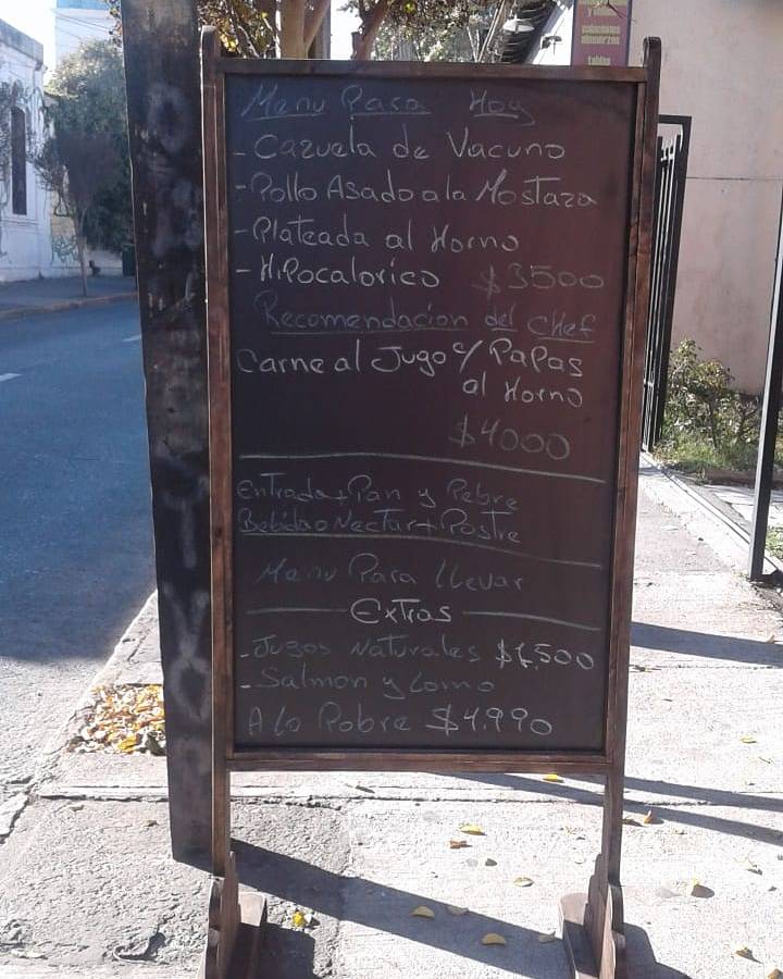 Club Social Rancagua меню