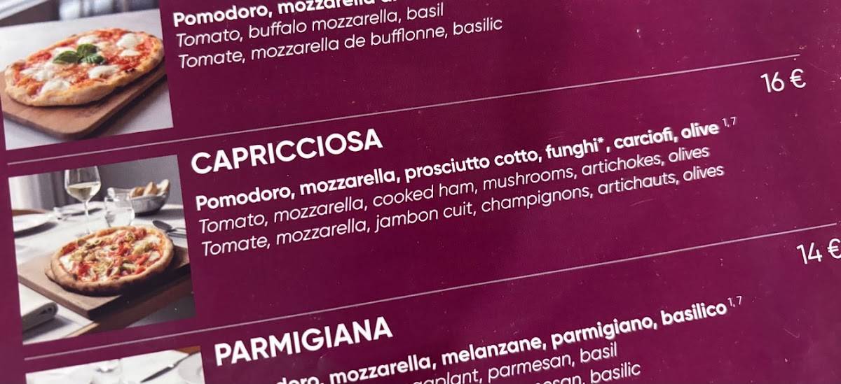 Cocciuto меню