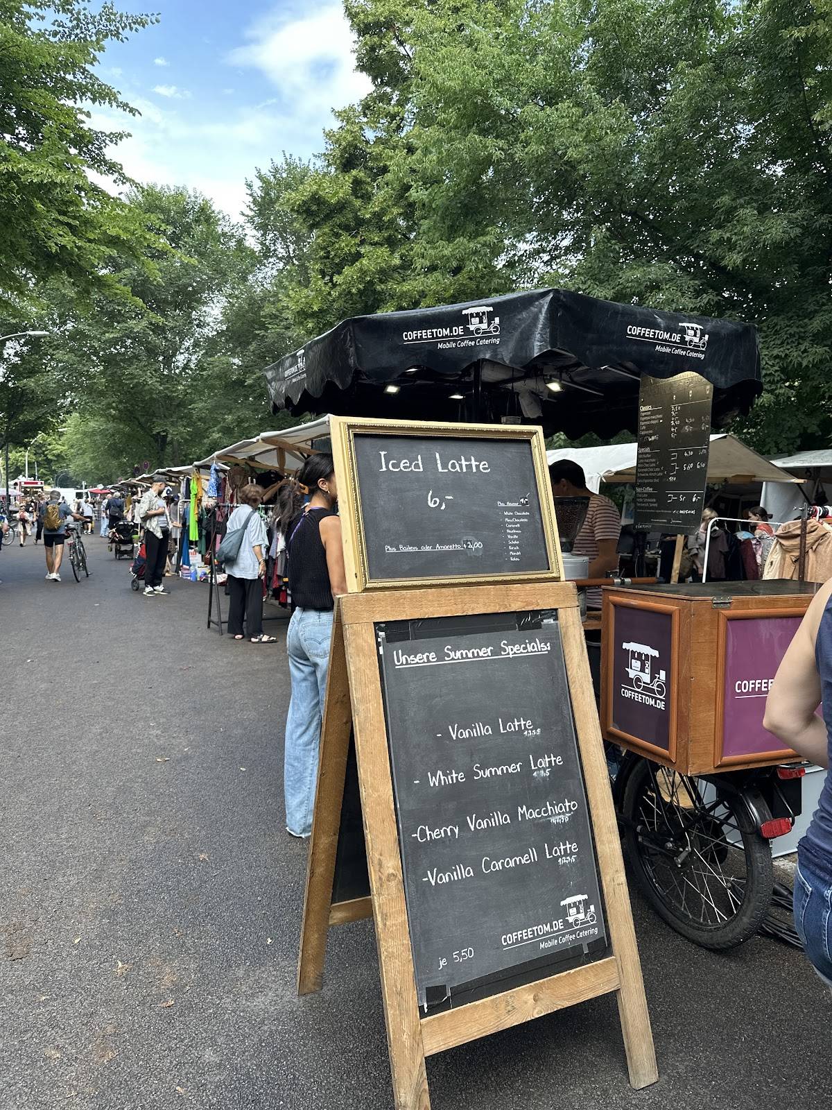 Coffee Bike Berlin / Coffee Tom меню