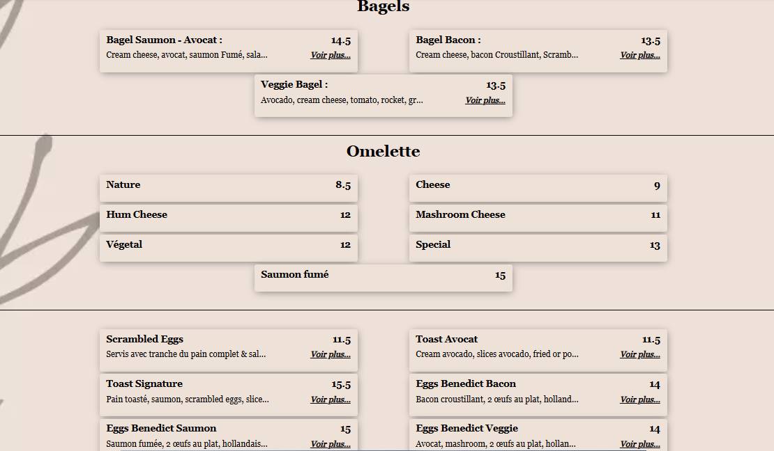 Coffee26 (Brunch & Breakfast) меню