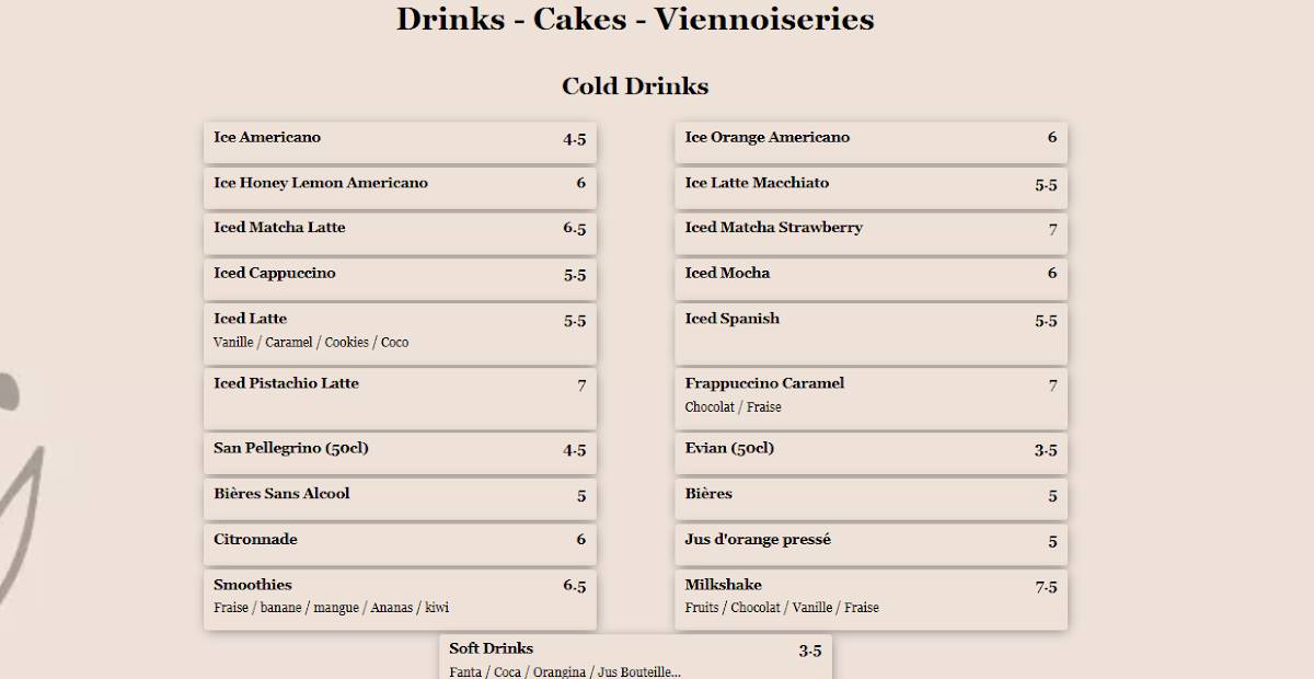 Coffee26 (Brunch & Breakfast) меню