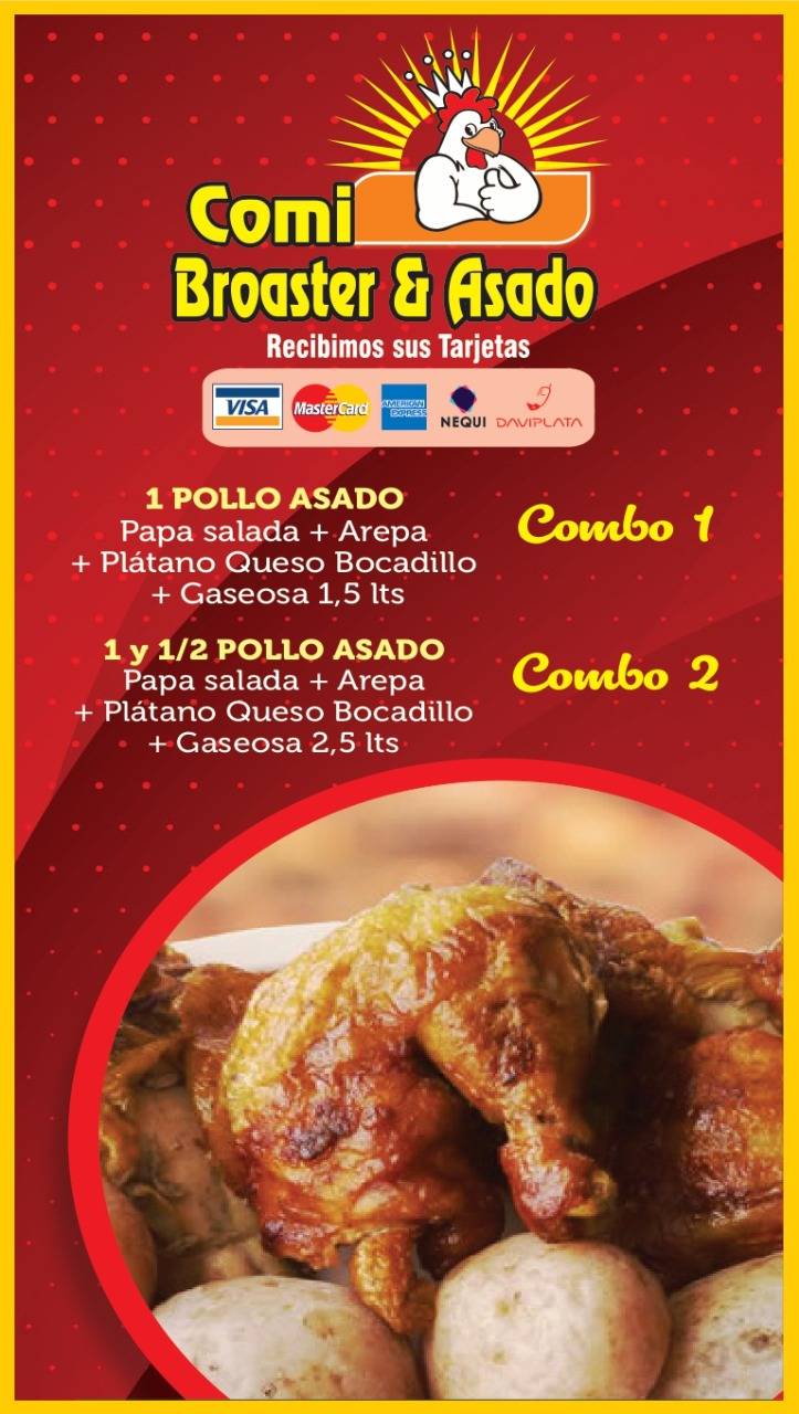 Comi Broaster & Asado меню