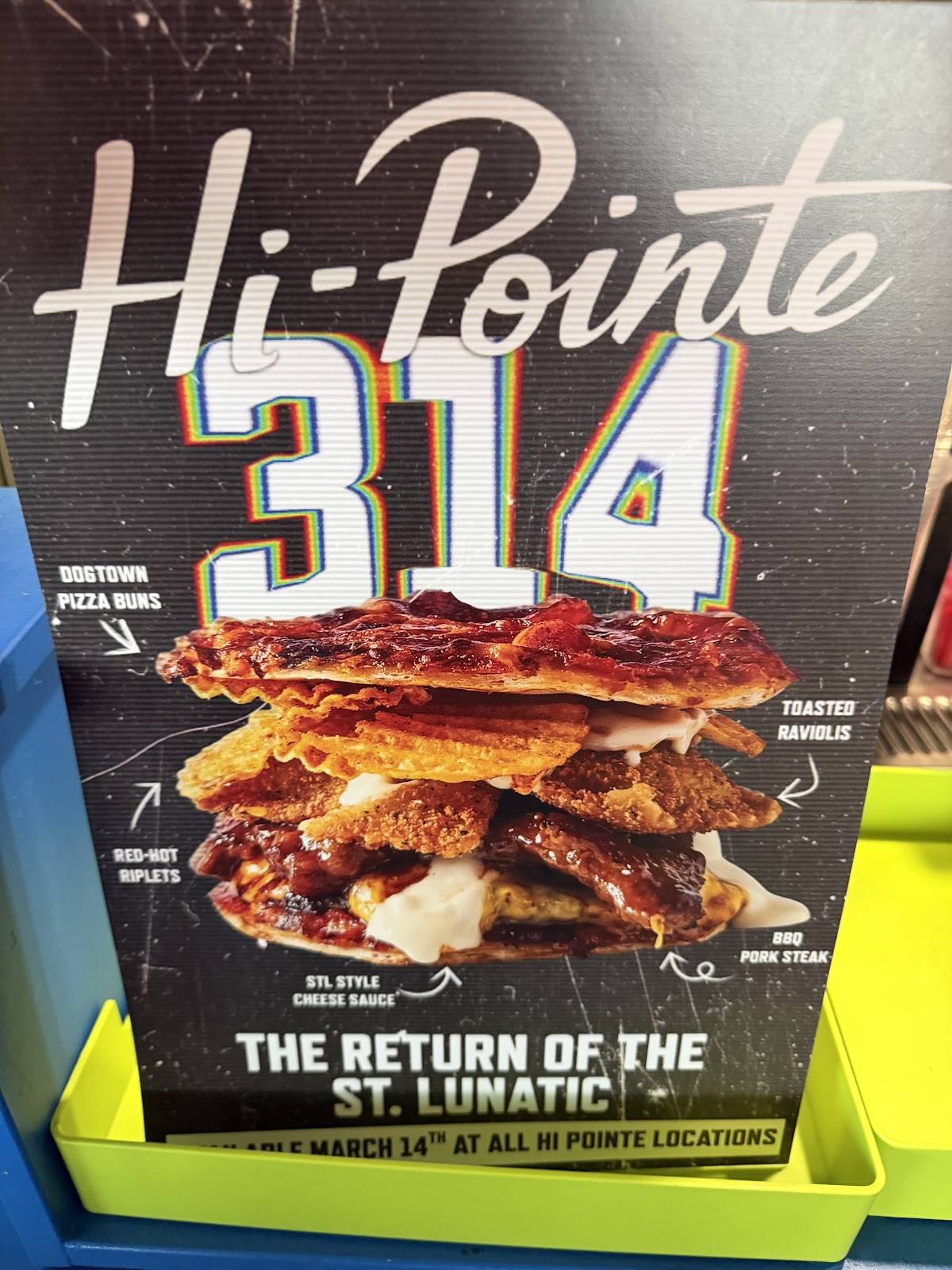 Hi-Pointe Drive-In Cottleville меню