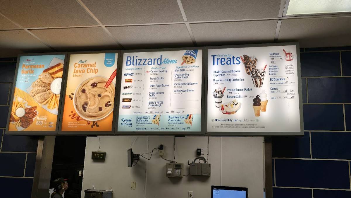 Dairy Queen меню