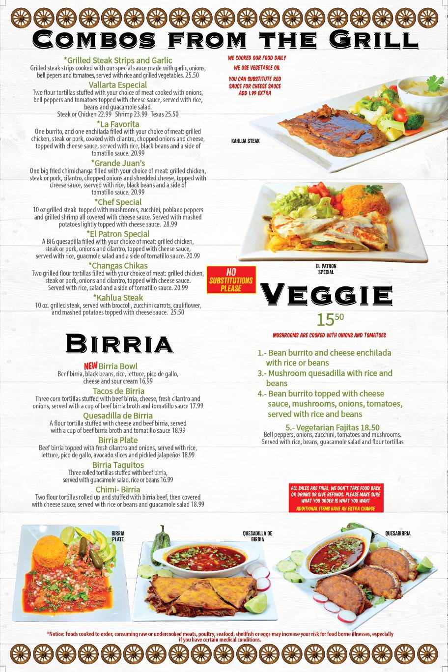Don Ramon Mexican Restaurant меню