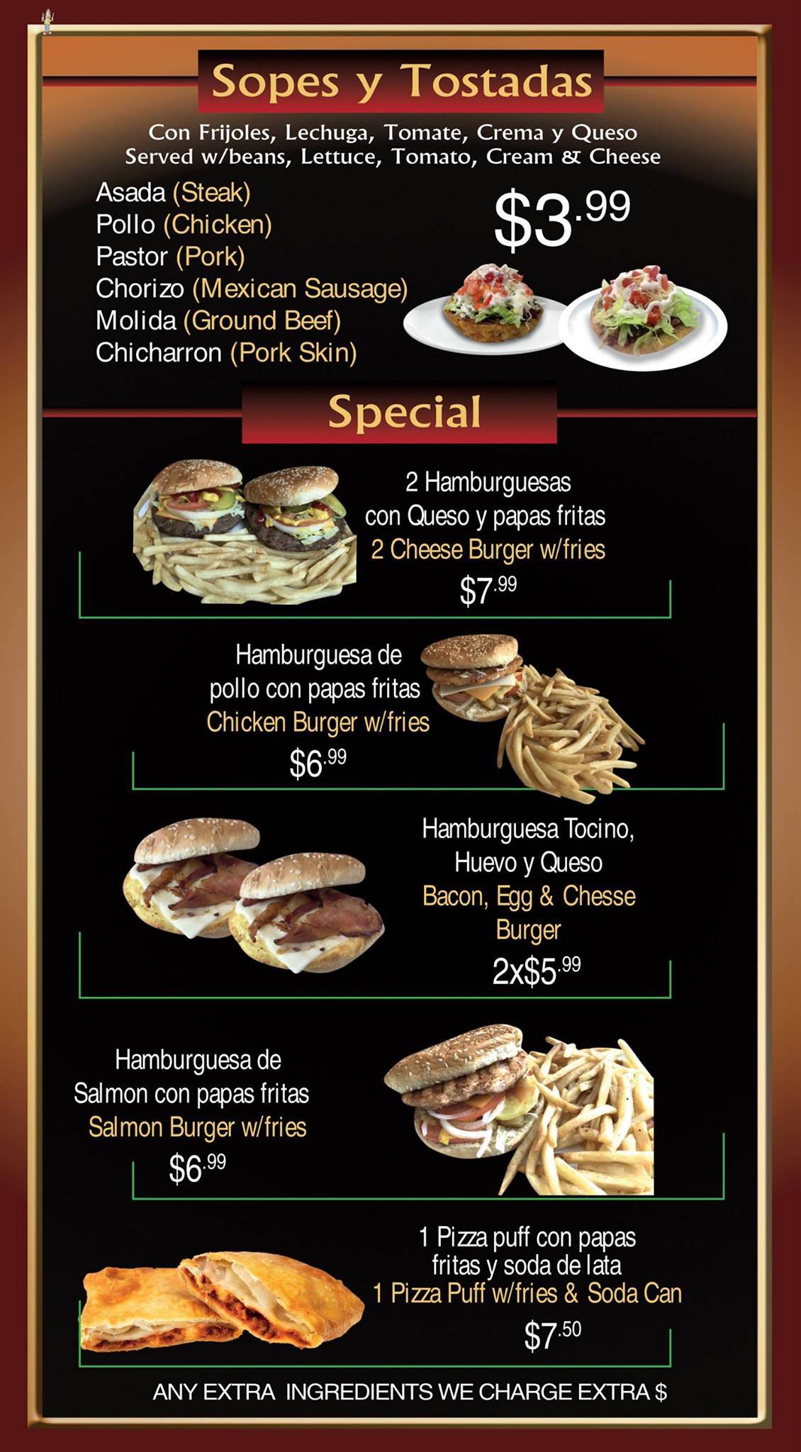 Don Ramon Restaurant меню