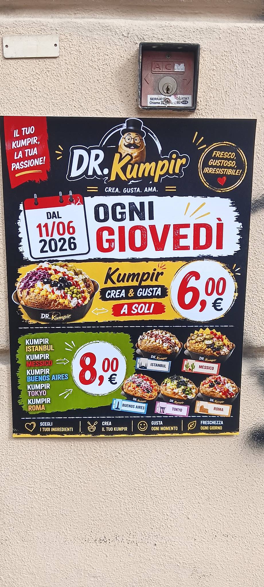 DrKumpir меню