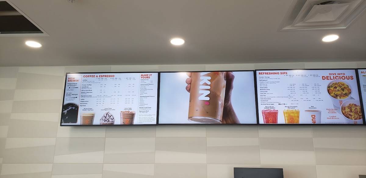 Dunkin' меню