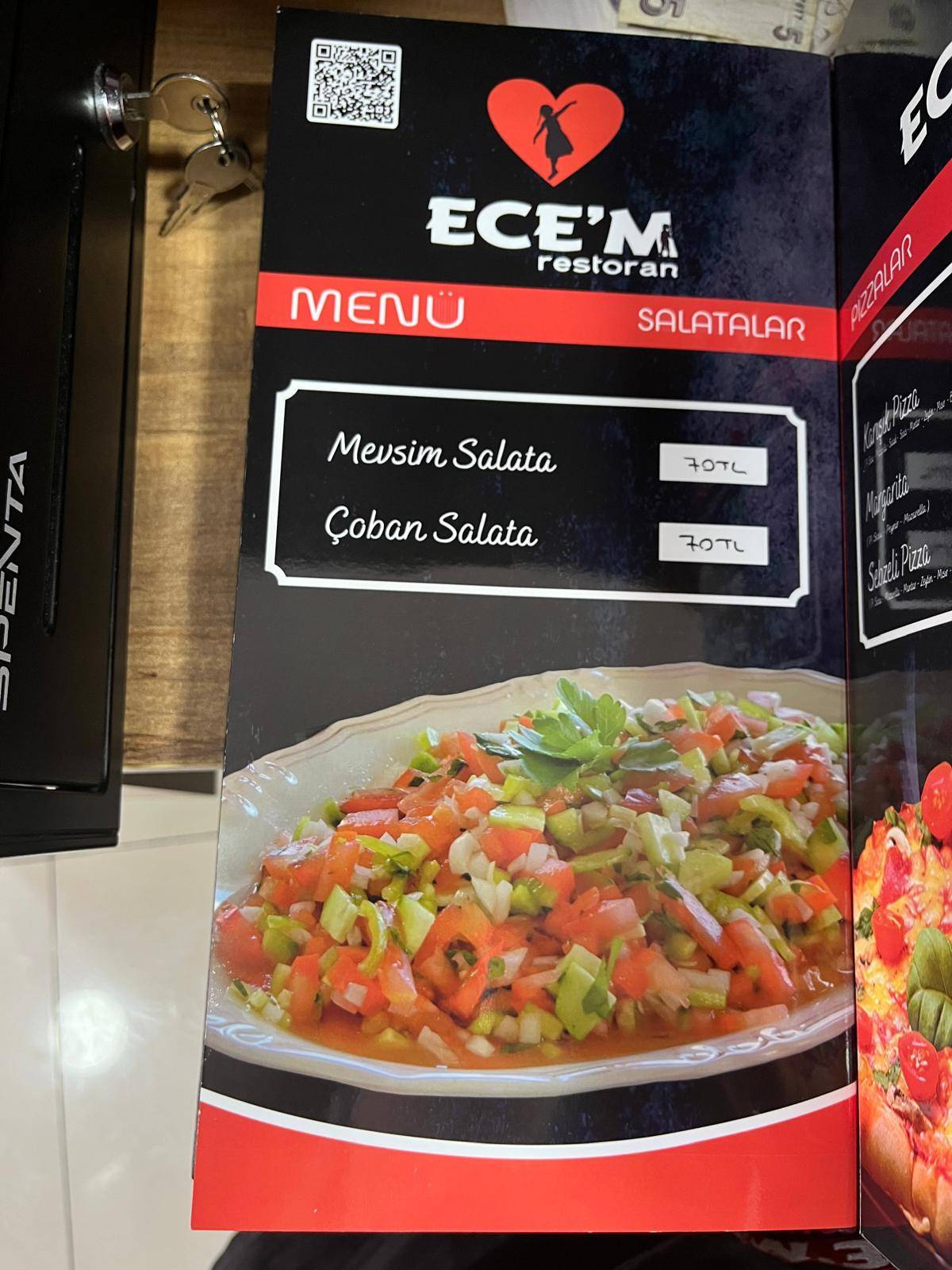 ECEM RESTORAN меню