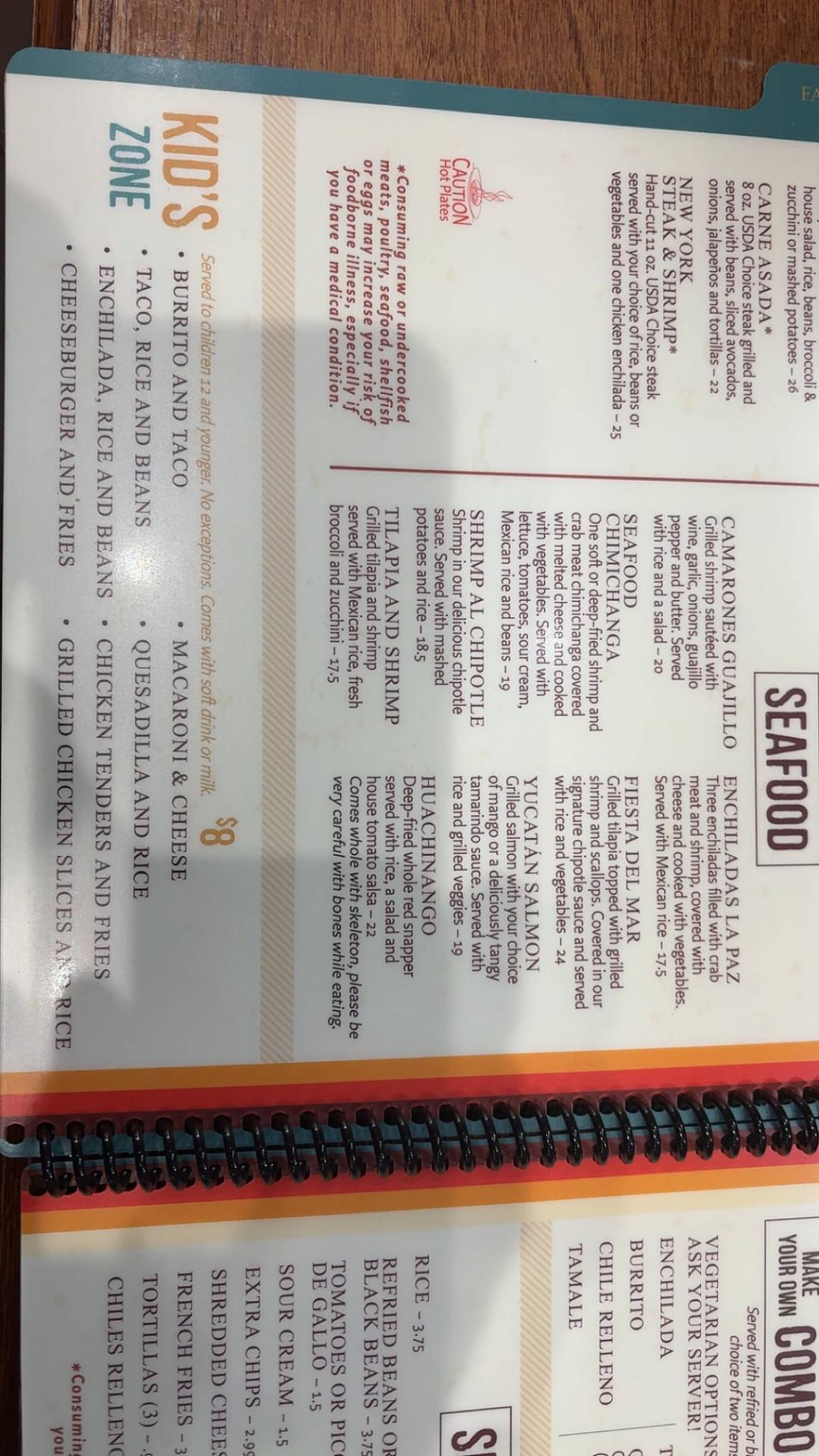 El Ranchero Mexican Restaurant меню