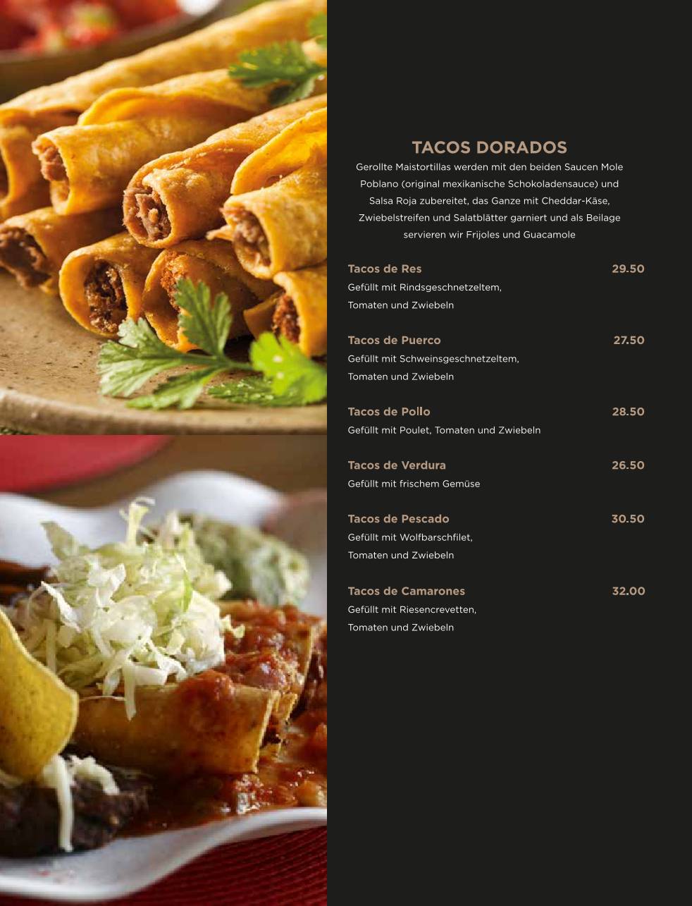 El Rancho Mexikanische Spezialitäte меню