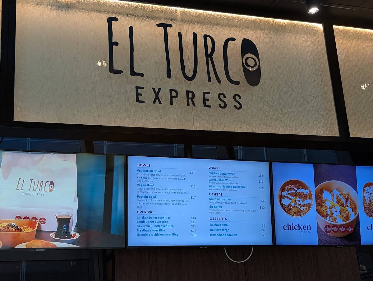 El Turco Express меню