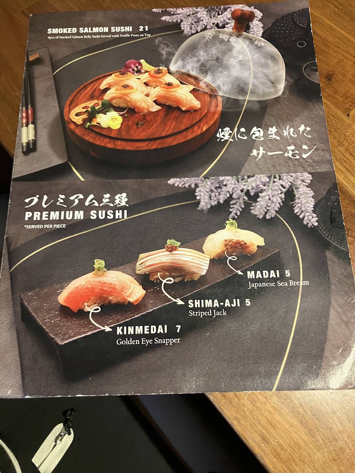 Enraku Sushi меню