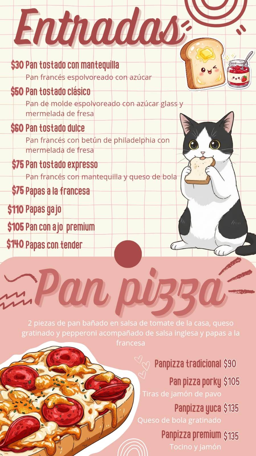 Expresso Rosa меню