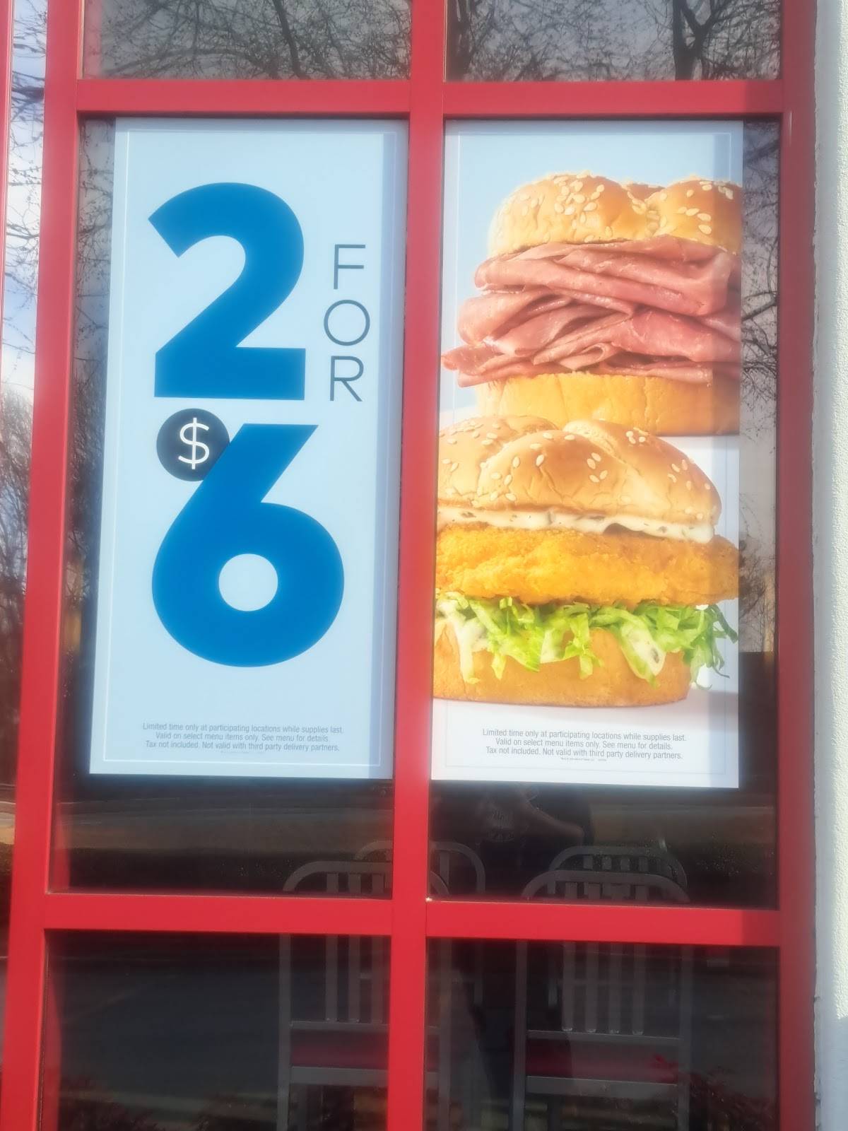 Arby's меню