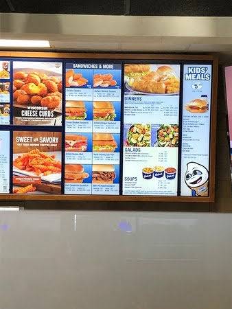 Culver’s меню