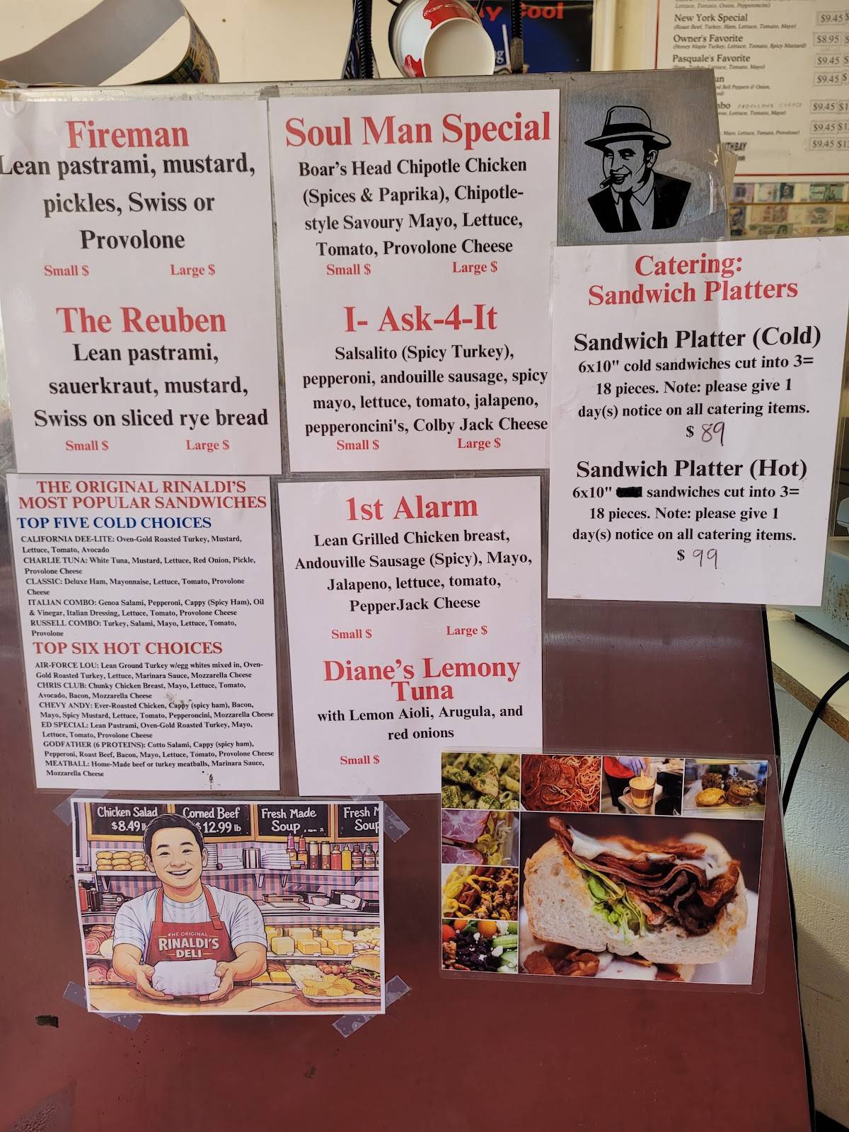 The Original Rinaldi's Deli & Cafe меню