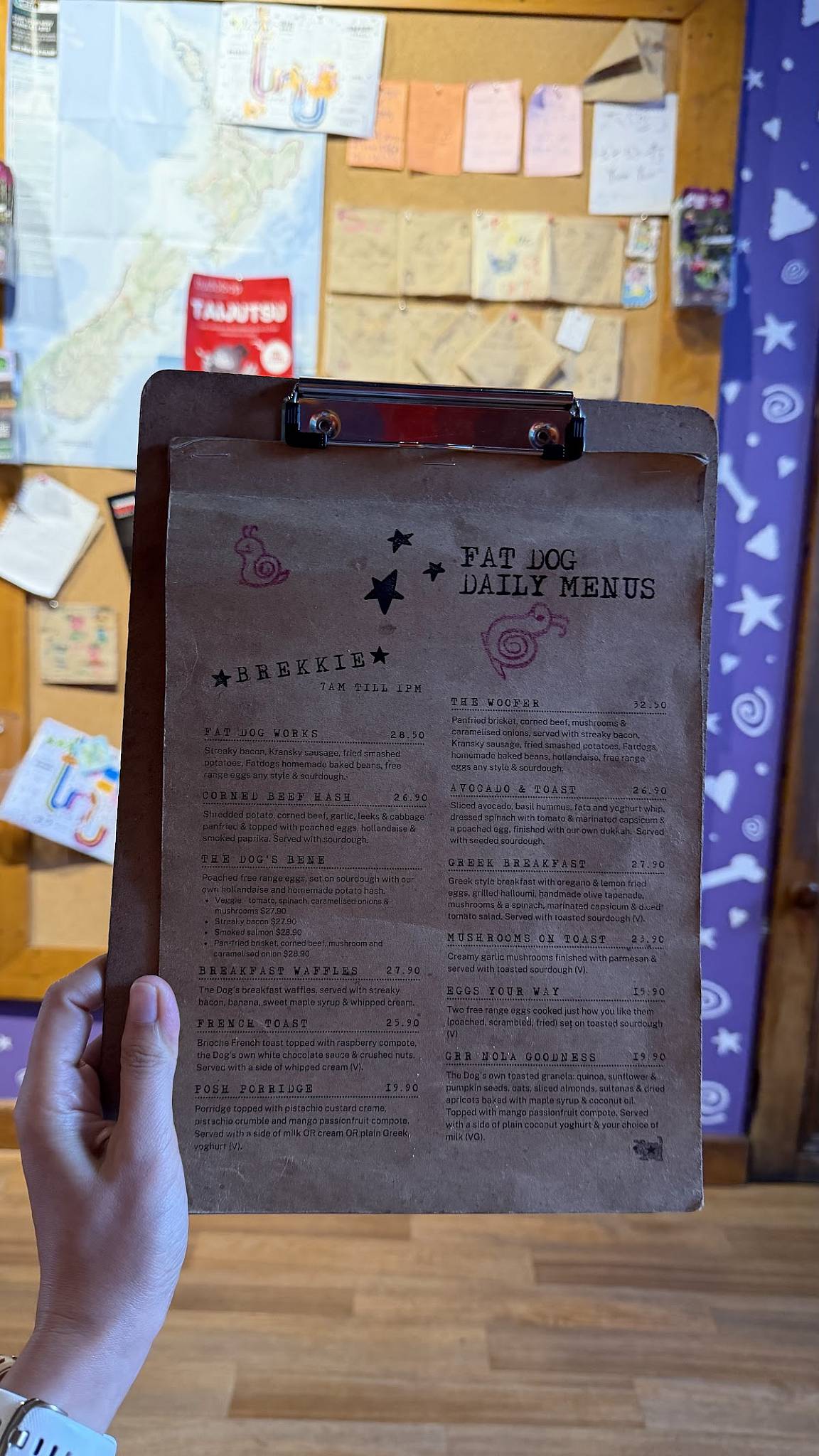Fat Dog Cafe & Bar меню