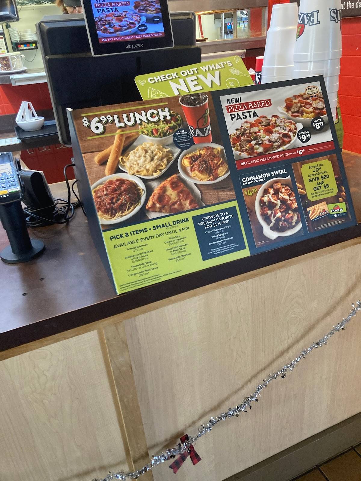 Fazoli's меню