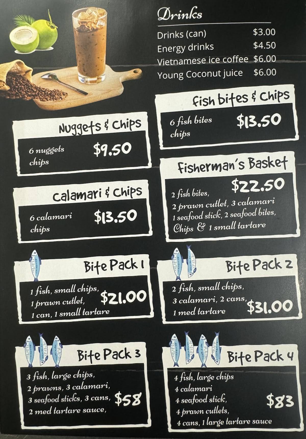 Fish n Bites меню