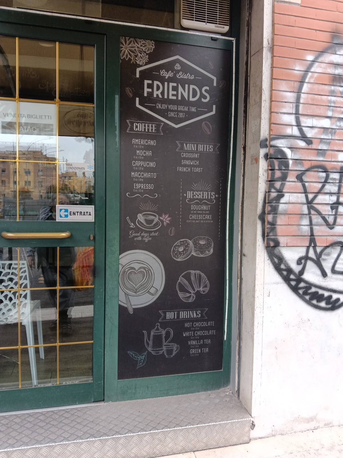 Friends Cafè меню
