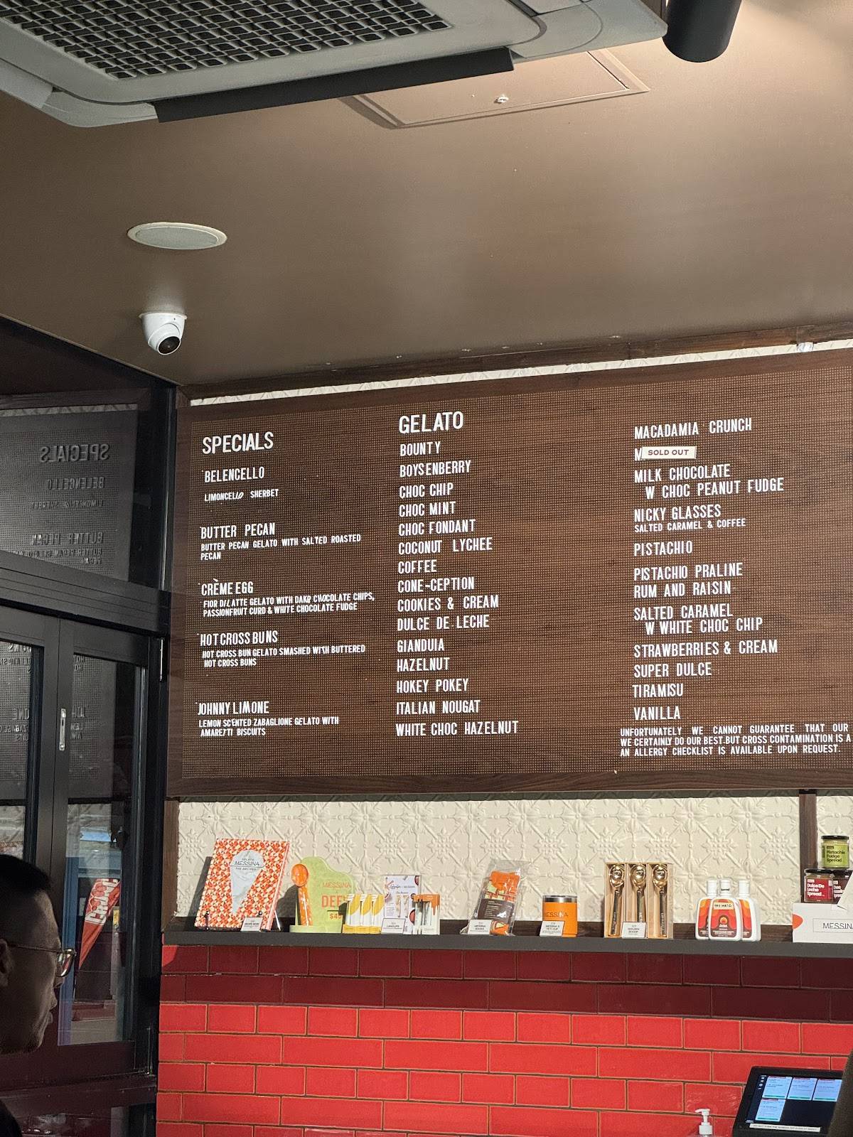 Gelato Messina Parramatta меню