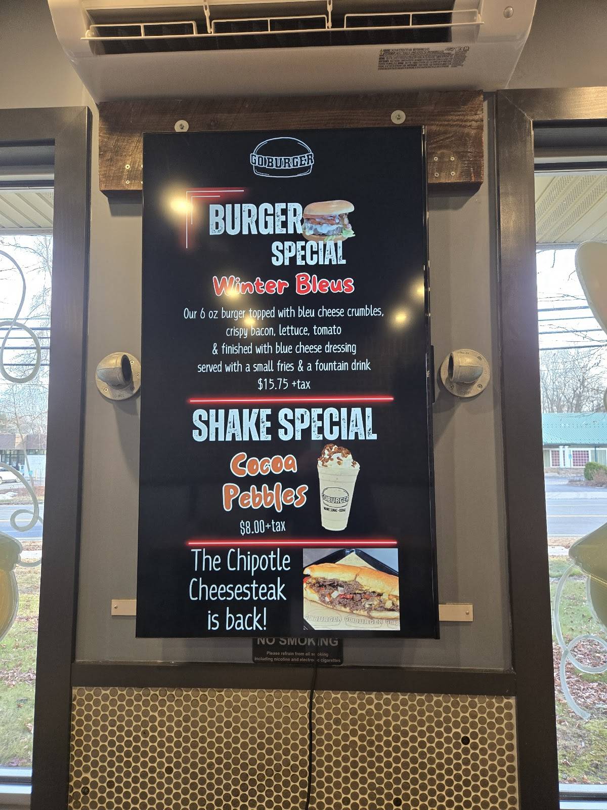 Go Burger RIDGE меню