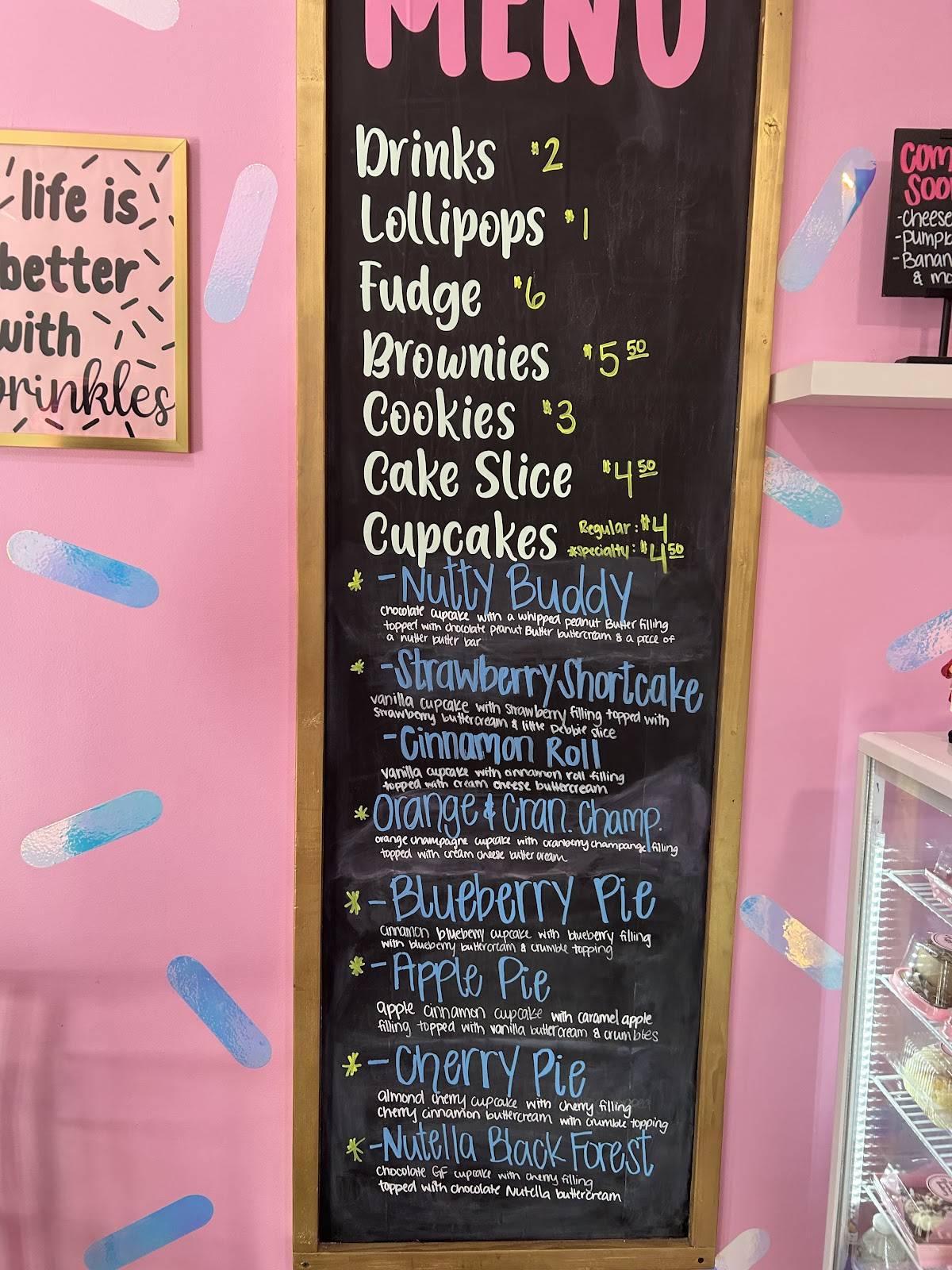 Guilty Pleasures Bakery меню