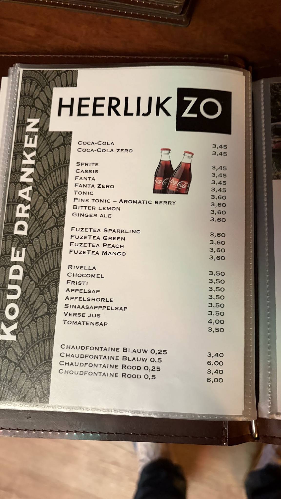 HeerlijkZo меню