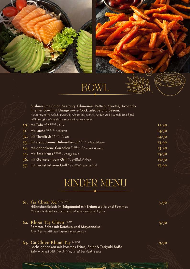 Hoa Xuan Restaurant меню