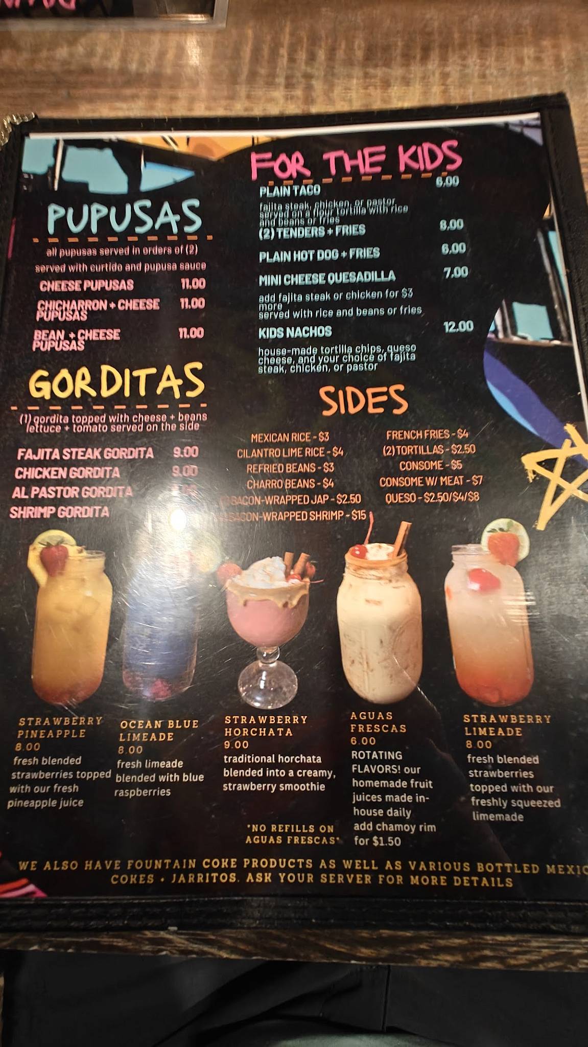 Doña Leti’s меню