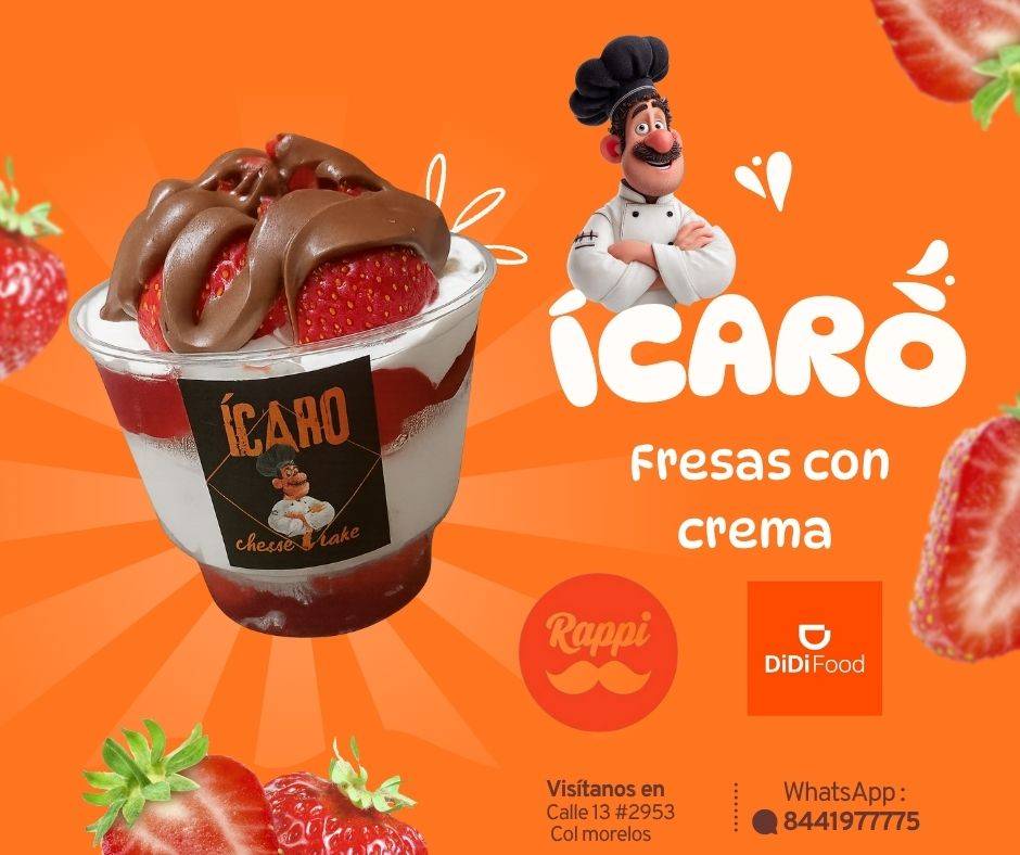 ÍCARO меню