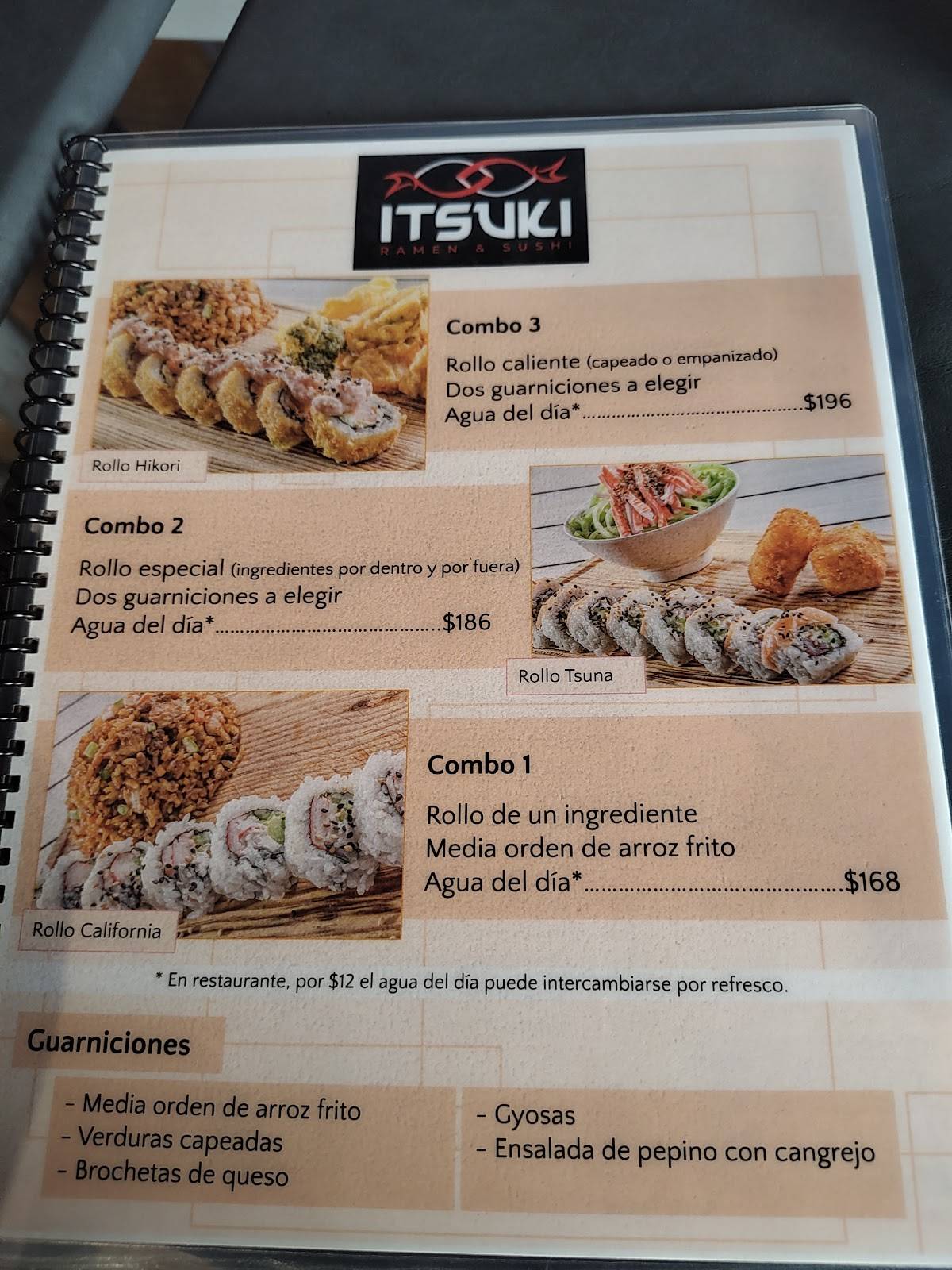 Itsuki comida japonesa y alitas меню